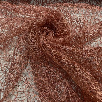 Rose Gold Spider Lace
