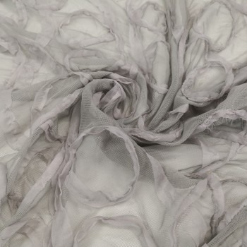 Embroidered tulle