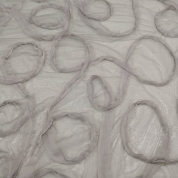 Embroidered tulle