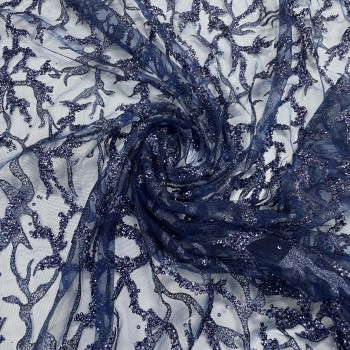 Embroidered tulle
