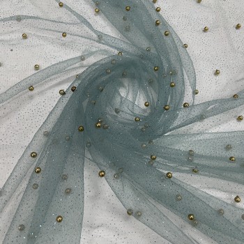 Embroidered tulle
