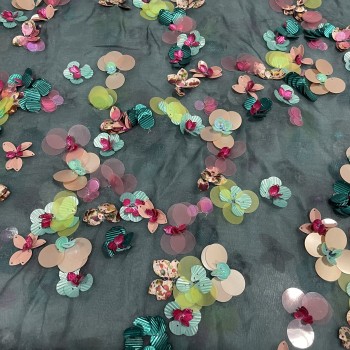 EMBROIDERED  TULLE