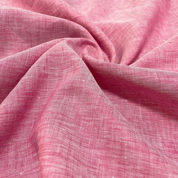 Pink melange thin linen