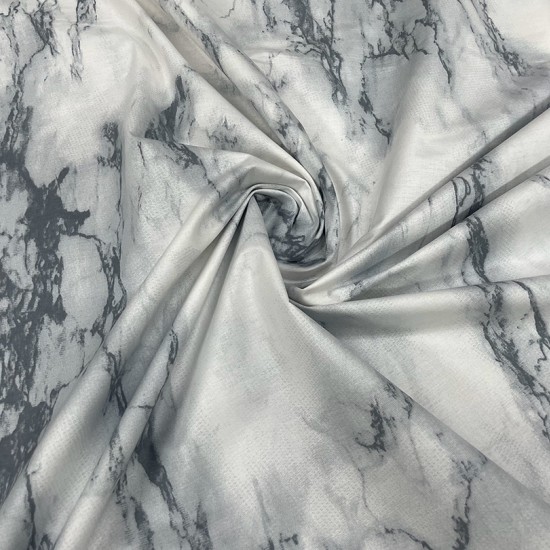 Cotton black and white marble