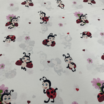 Sheets with Ladybugs