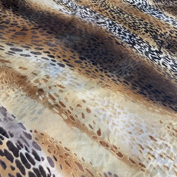 ΜΕΤΑΞΩΤΗ ΜΟΥΣΕΛΙΝΑ ANIMAL PRINT