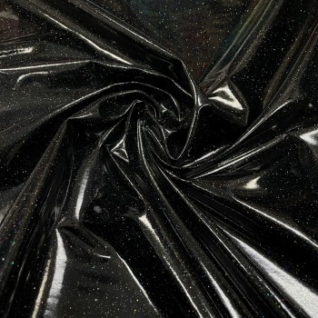 Latex vinyl black with glitter
