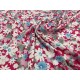 Fuchsia Viscose with Flowers 
