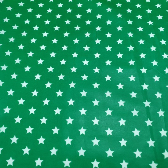Πράσινο με Λευκά Αστέρια Αδιάβροχο 