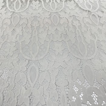 White elastic lace