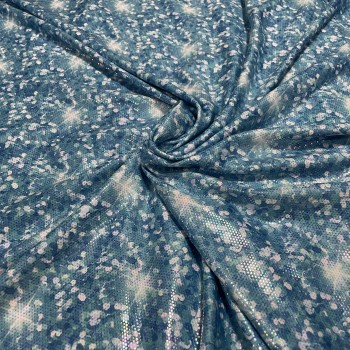 LYCRA WITH SMALL CIRCLES