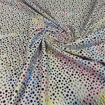 LYCRA WITH SMALL CIRCLES