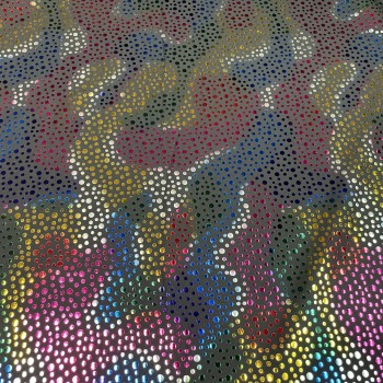 LYCRA WITH SMALL CIRCLES