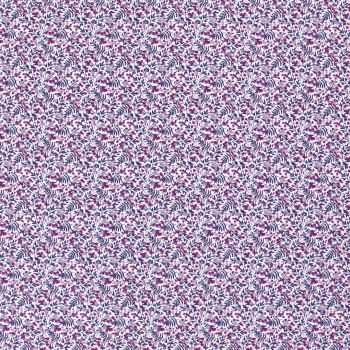 Cotton Liberty with small pink-purple flowers