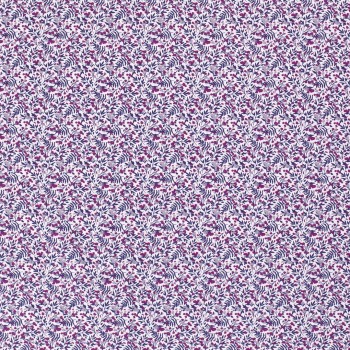 Cotton Liberty with small pink-purple flowers