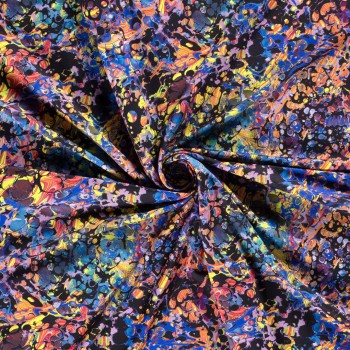 Lycra with colorful splashes
