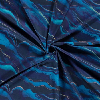Blue marble lycra
