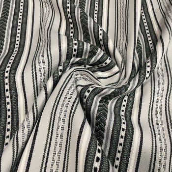 Grey olive ripped hand-woven textile
