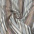 Beige ripped hand-woven textile