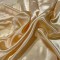 Gold stretch satin