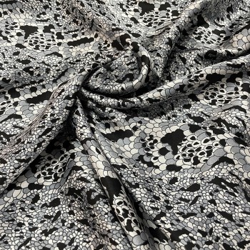 Chintz satin in grey shades