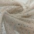 Beige tulle with stones
